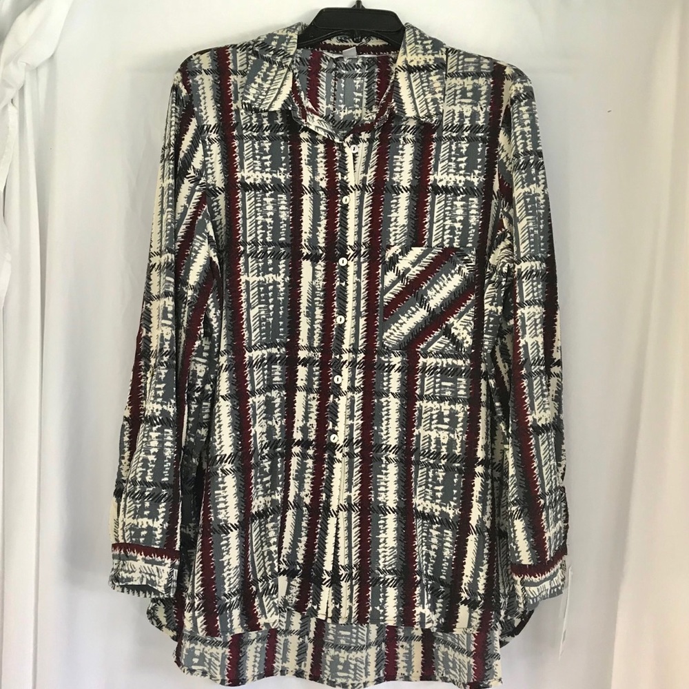 *SOLD* Counterparts Button Down Shirt, Blue, Sz XL, New